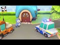 baby panda police catches thief kids cartoon baby cartoon baby videos police cartoon babybus