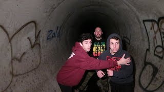 WE GOT ATTACKED AT THE END OF THE HAUNTED TUNNEL... *POLICE CALLED* | FaZe Rug