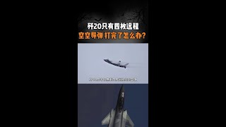 歼20只有四枚远程空空导弹，打完了怎么办？