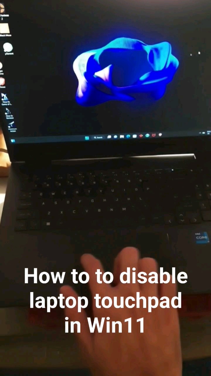 How to disable laptop touchpad in Windows 11 #laptop #techtips #touchpad