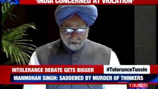 Former PM Manmohan Singh Speaks About Intolerance and Freedom Of Expression