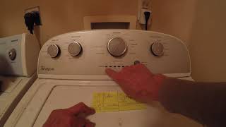 Whirlpool Top Load Washer (WTW4800BQ0) Error Codes F7E6 F7E5  faults-  Part 1 - motor hum, no spin