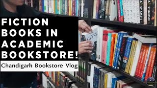 Fiction books in Academic Bookstore | Chandigarh Bookstore Vlog