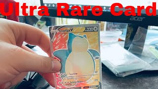 Rare Snorlax V card Full Art Pull