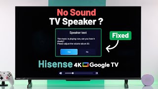 HiSense Google TV Sound Not Working! [Fix No Sound]