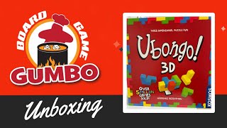 Ubongo 3D - unboxing and solo playthrough