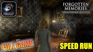 Forgotten Memories Remastered Speed Run | Full Game Walkthrough