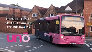 THRASH | Route 641 | Uno University Bus | Enviro 200 | T21UNO