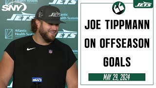 Joe Tippmann on learning from Aaron Rodgers, becoming a leader for Jets offensive line | SNY