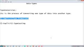 Type Casting In Java | Types Promotion | Implicit, Explicit Conversion | In Hindi/URDU-39