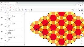 Creating Semi Regular Tessellations using GeoGebra