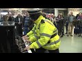 Two Police Rock and Roll The Station Piano