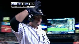 DET@NYY: McCann puts the Yankees ahead with home run