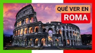 GUÍA COMPLETA ▶ Qué ver en la CIUDAD de ROMA (ITALIA) 🇮🇹 🌏 Turismo y viajar a It