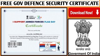 Ministry Of Defence Government Of India | Free Defence Certificate | Free Mygov |@Knowledge100SAN ||