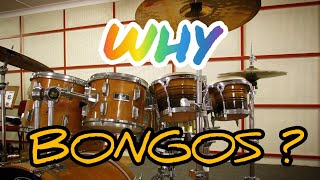 Bongo Drums on a Drumkit