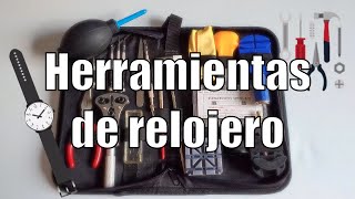 Kit de herramientas de relojero y sus usos! (4K)