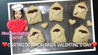 Love Letters for Valentine's Day | Amazing Cookies - Amazing Cookies - Chef Mii