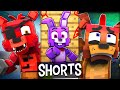 SHORTS 1-4 COMPILATION - Fazbear and Friends (FNAF Minecraft Series)