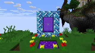 Minecraft: How to make a Portal to the Twilight Forest - (Minecraft Portal to Twilight Forest)