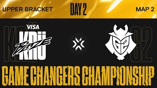 KRU vs. G2 - VALORANT Game Changers Championship Berlin - Day 2 - Map 02 Sunset