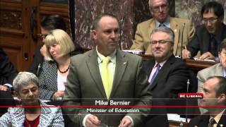 MLA Michelle Mungall questions education minister on My Education B.C.