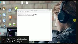 Ethiopian programming Amharic java tutorial 3 first hello world program using no
