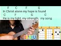 In Christ Alone Ukulele Tutorial / Play-along