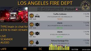 14 Jul 2024 Lafd Los Angeles Fire Department Scanner Radio Archive Fire