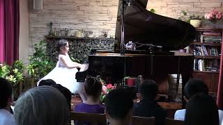 Arianna Lu age 5 Sonata in 3 Movements in C Major by Glover