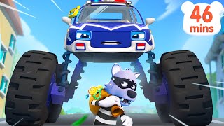 Super Police Truck is Catching a Thief | Vehicles for Children | Car Cartoon | Kids Songs | BabyBus