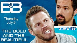 Bold and the Beautiful Episode: Thursday 7/6/2023 (S36, E192) Liam v Thomas #boldandbeautiful