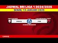 jadwal liga 1 2024 pekan ke 18 bali united vs persib barito putera vs persija live indosiar