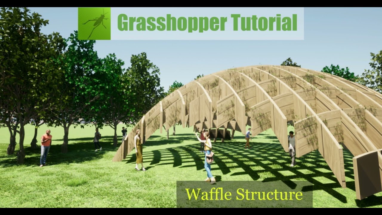 Grasshopper Tutorial Waffle Structure Part1 Youtube