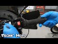 BikeMaster Heated Hand Grips Installed on the 2014 Kawasaki KLR 650 | Techn' Moto