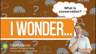 I Wonder - What is conservation?