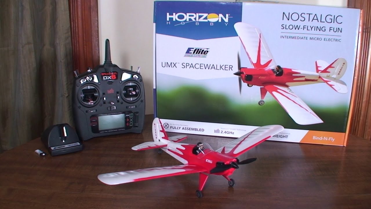 E-flite - UMX Spacewalker - Review And Flight - YouTube