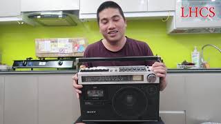 KHÁM PHÁ CHIẾC ĐÀI CASSETTE SONY CF-1990 | LHCS