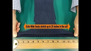 Extra Wide Socks