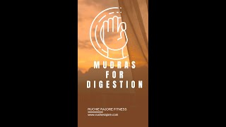 4 Mudras for Digestion | Ruchie Rajore #shorts #wellness #fitness