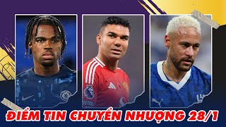 BẢN TIN CHUYỂN NHƯỢNG 28/1: MAN UTD CHƯA THỂ BÁN “BÁO THỦ”, NEYMAR CHỐT TƯƠNG LAI