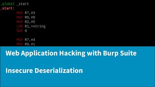 Web Application Hacking with Burp Suite - Insecure Deserialization