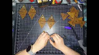 Leather D20 Dice Bag Creation Timelapse