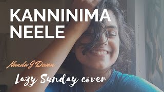 Nanda J Devan - Kanninima neele (Anwar) cover ft. Lazy sunday