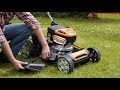 yard force 108v lithium ion 46cm lawnmower