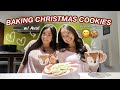 BAKING CHRISTMAS COOKIES W/ AVA *dorm q&a* | Vlogmas Day 4