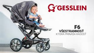 Gesslein stroller F6 / F10 | functions | demo | handling \u0026 folding (Slovak version)