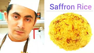 How To Make Saffron Rice//How To Cook Saffron Rice Recipe//Easy Cooking Saffron Rice