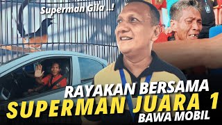 SUPERMAN Juara 1, Kang Monyok Nangis, Diajak Naik Mobil Hidayat Batubara - Road To Piala Sultan Deli