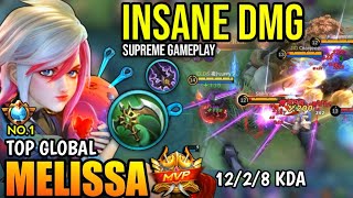 MELISSA BEST BUILD 2023 | TOP GLOBAL MELISSA GAMEPLAY | MOBILE LEGENDS